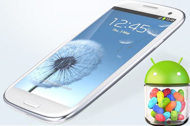 Android 4.1 Jelly Bean update for Galaxy S III on the air
