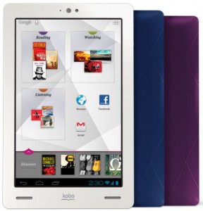 Kobo Arc tablet and Kobo Mini ebook reader