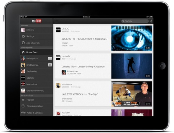 YouTube for iPhone 5 and iPad