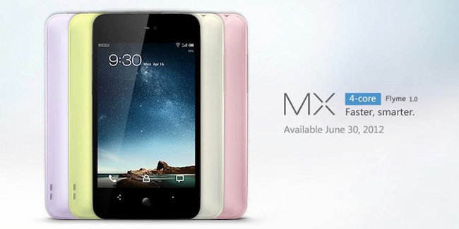Release date of Meizu MX Quad smartphone is set to 30th June