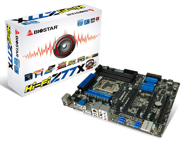 Biostar announced Hi-Fi Z77X motherboard: Specs and Features