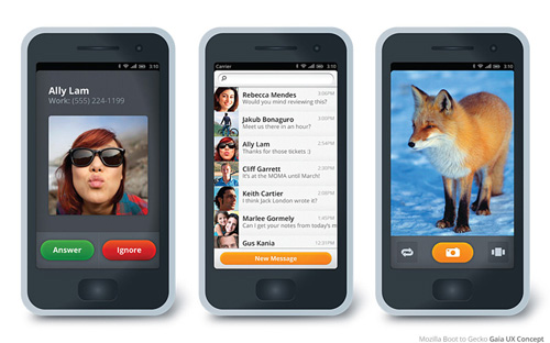 Project Mozilla Boot to Gecko was renamed Firefox OS and supported by mobile operators