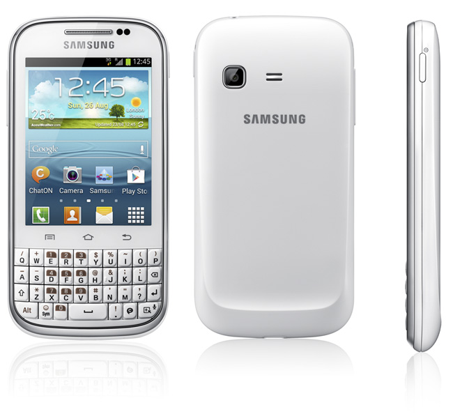 Samsung Galaxy Chat: inexpensive QWERTY-monoblock-based Android ICS