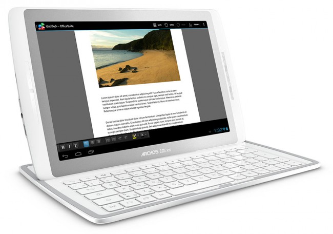 Archos Gen10 XS: tablets with magnetic keyboard and Android 4.1