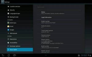Jelly Bean update for Asus Transformer Pad TF300