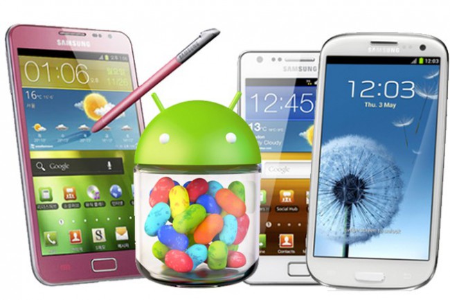 Android 4.1 update for the Samsung Galaxy SII, SIII, Note 2 and Note will appear in 3-4 quarter