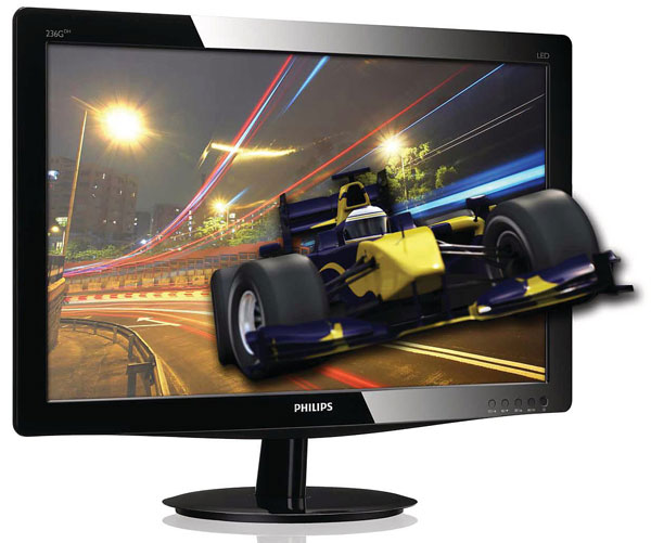 Philips has released a 23” 3D-display Philips 236G3DHSB: Review & Specs