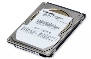 Toshiba 10,500 RPM hard drive