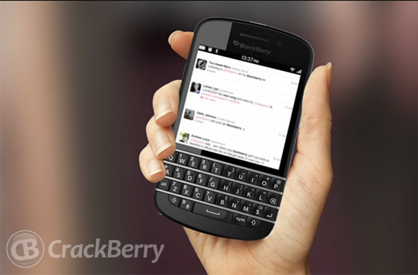BlackBerry 10 with physical keyboard, first pictures