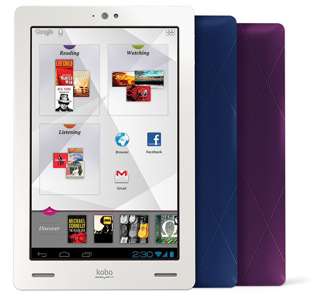 Kobo change the characteristics of its new Kobo Arc tablet from Kindle Fire HD