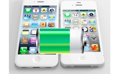 Comparison of the battery of the new iPhone 5 vs iPhone 4S