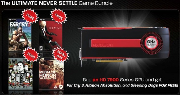 AMD gives games packs of up to $170 with its Radeon HD 7000 Graphics Card