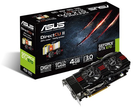 ASUS GeForce GTX 670 with twice the memory: Specs & Features
