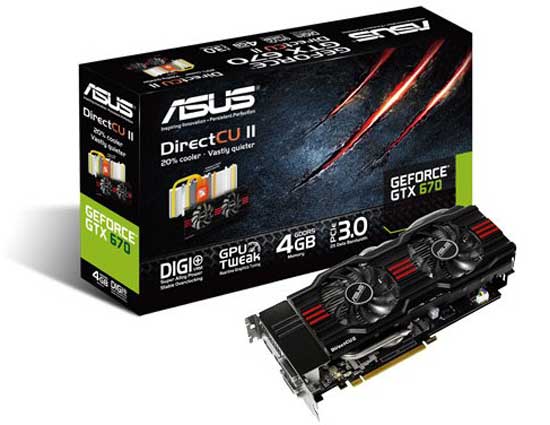 ASUS GeForce GTX 670 4GB Graphics Card: Specs & Features