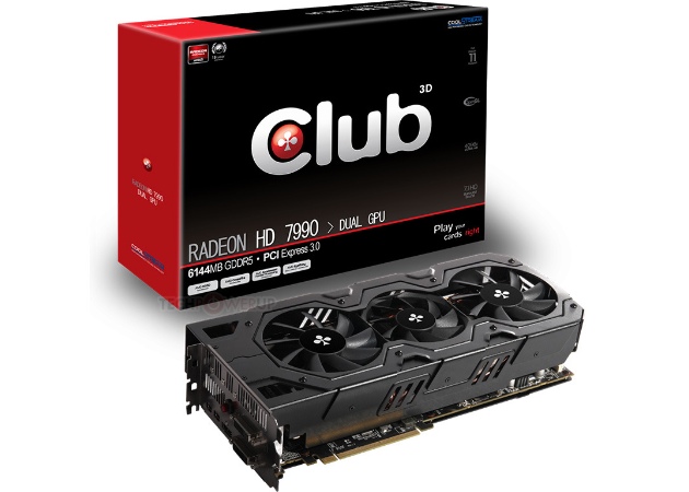 Club3D Radeon HD 7990 graphics card: Specs & Features