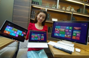 LG H160 Hybrid Tablet and LG V325 All-in-One PC