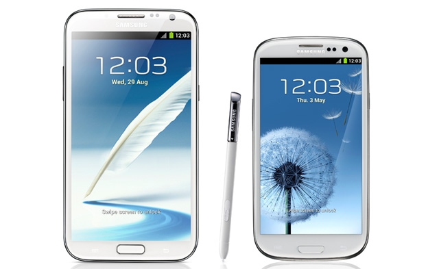 Comparison of Samsung Galaxy Note II vs. Galaxy S III