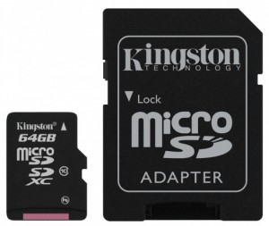 Kingston 64GB MicroSDXC Class 10
