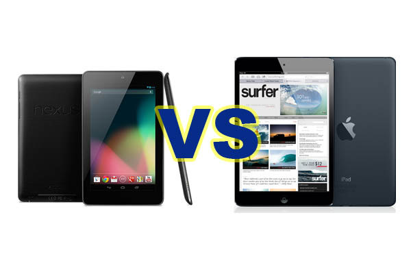 Nexus 7 Vs iPad Mini: A Comparison