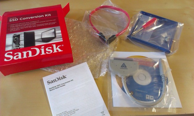 Upgrade your hard drive to SSD with SanDisk SSD Conversion Kit