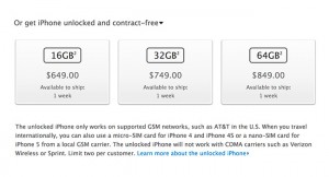 unlocked iPhone 5