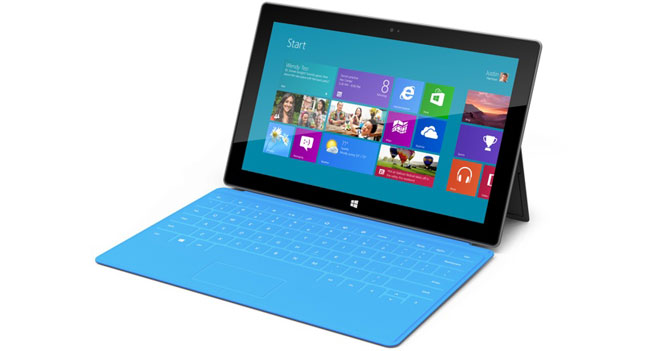 Microsoft has reduced its orders for Surface RT tablet components