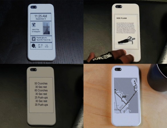 Add a secondary e-Ink screen to your iPhone 5 with popSLATE