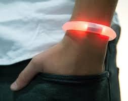 Wear a wristband that glows when you get texts, notifications on your smartphone