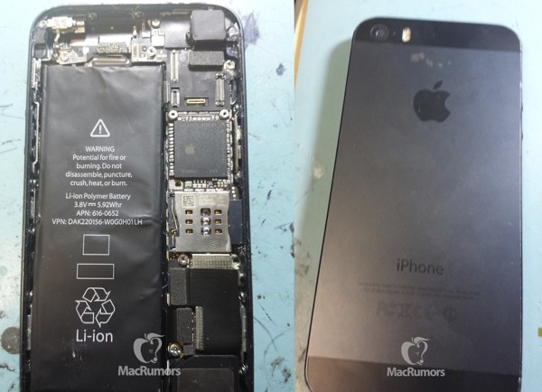 The Internet got new photos of the Apple iPhone 5S