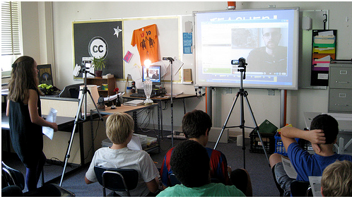 Skype teaching with experts