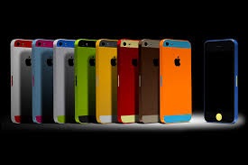 iPhone with colors